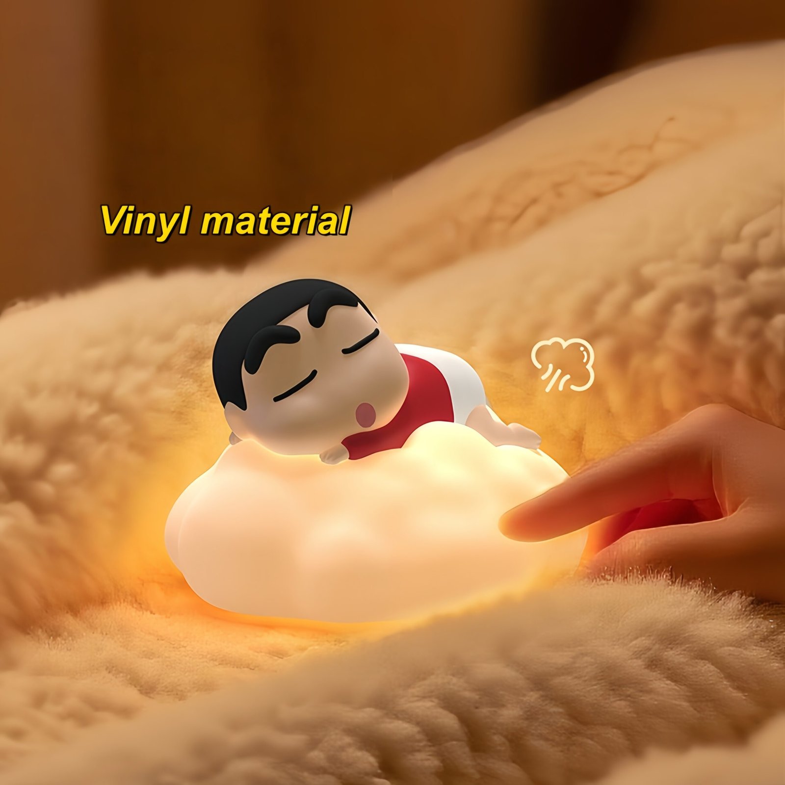 Crayon Shin-chan Night Light - with 3 Adjustable Brightness Levels, Gift for Cozy Ambiance - Image 4