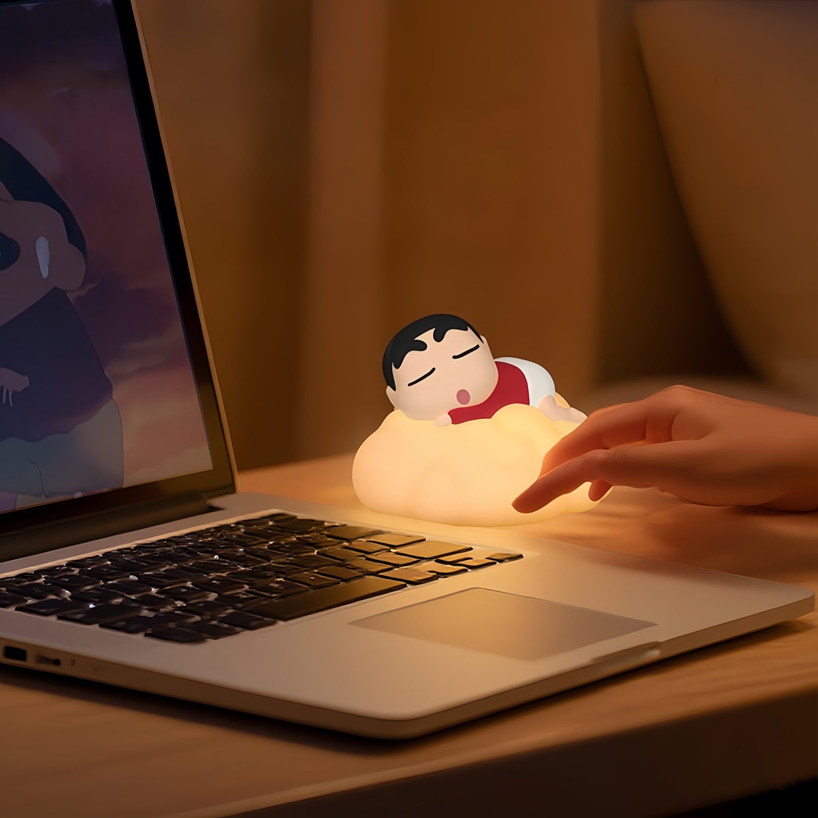 Crayon Shin-chan Night Light - with 3 Adjustable Brightness Levels, Gift for Cozy Ambiance - Image 2