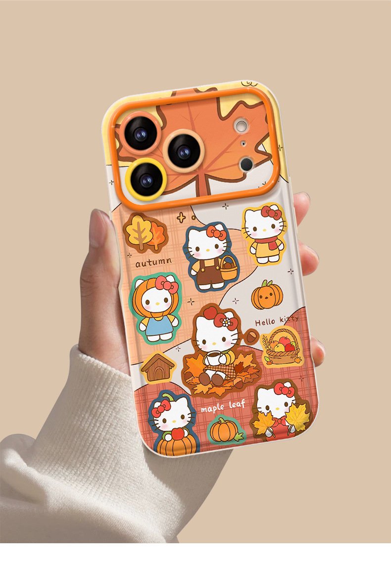 Hello Kitty Flip Phone Case with Free Lanyard and Mirror - Image 4