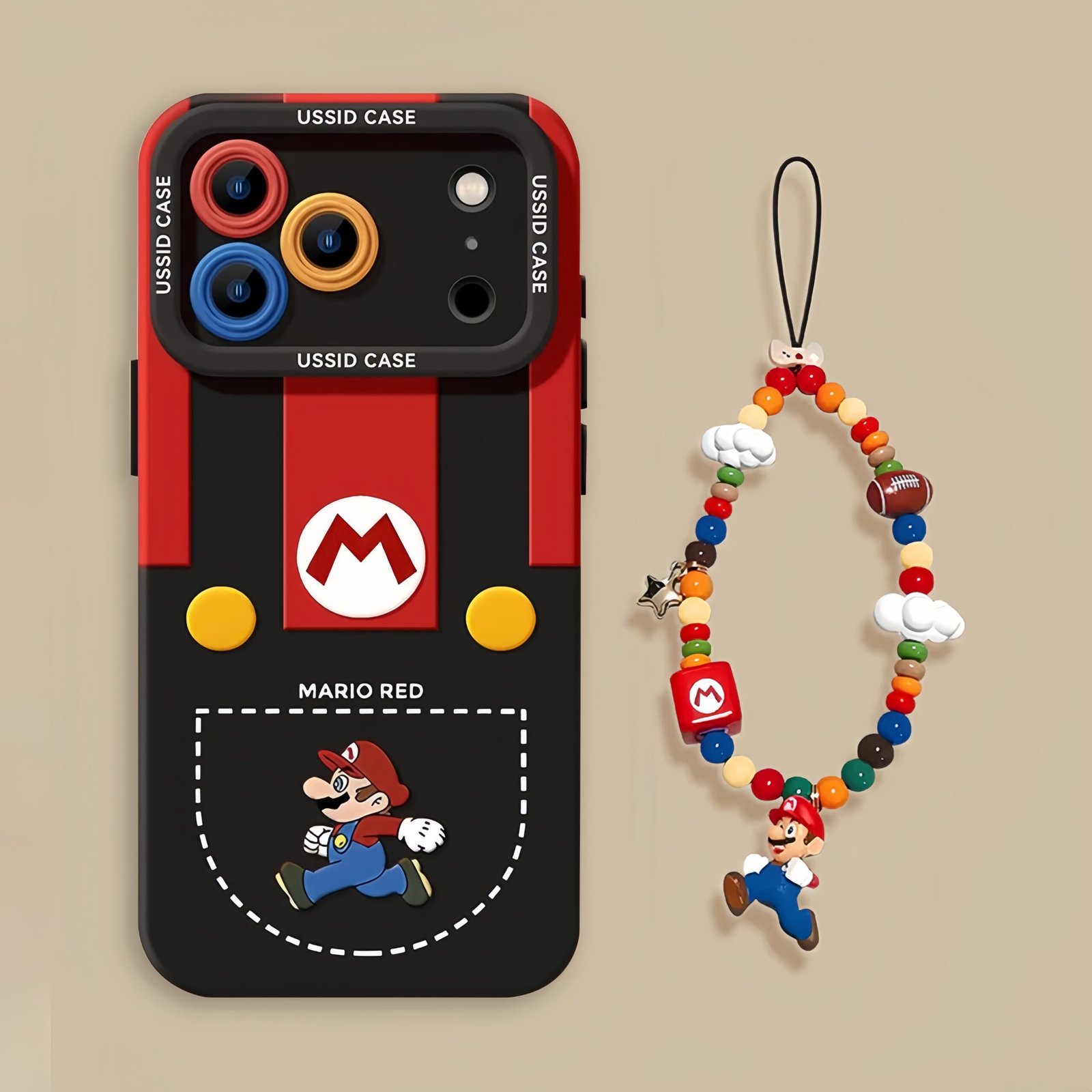 Super Mario Liquid Silicone Phone Case with Free Lanyard - Image 5